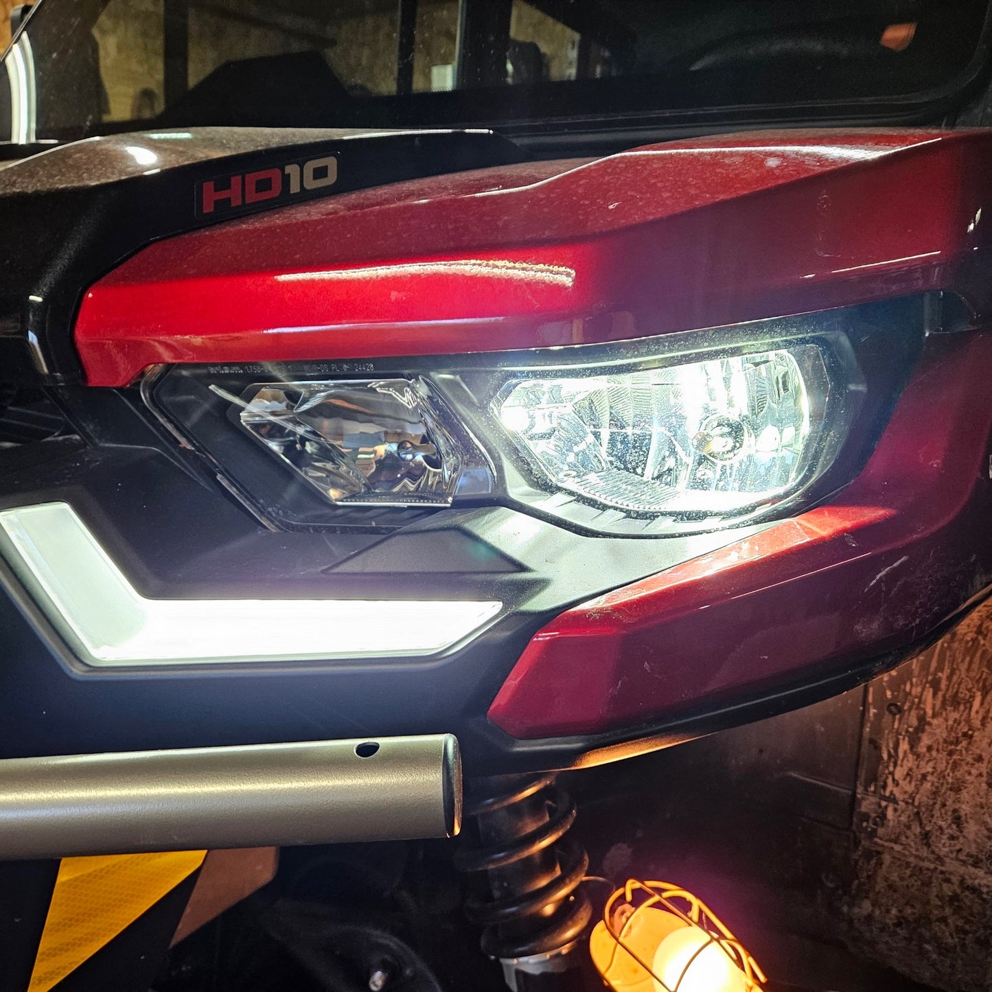 2025 Can Am Defender Limited HD10 LED Headlight Upgrade Kit Plug & Play LED 6000K