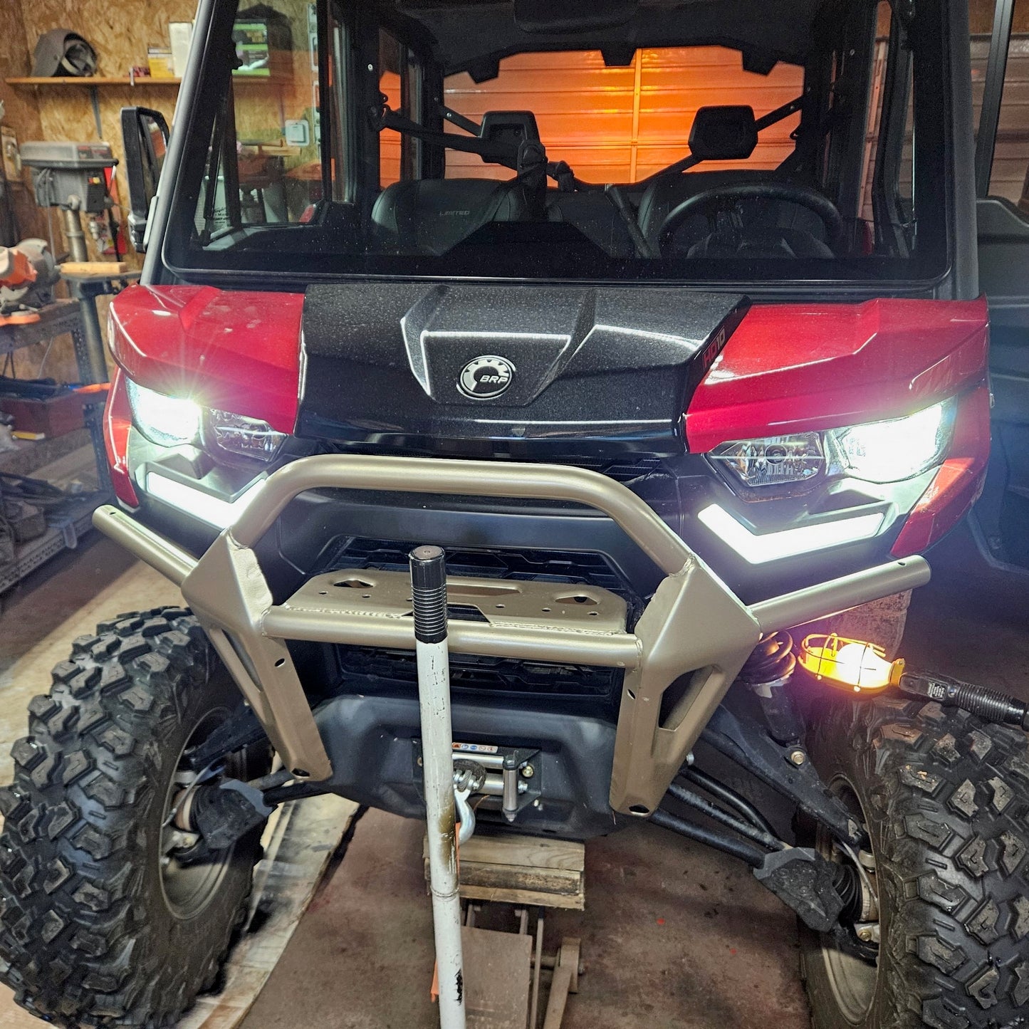2025 Can Am Defender Limited HD10 LED Headlight Upgrade Kit Plug & Play LED 6000K