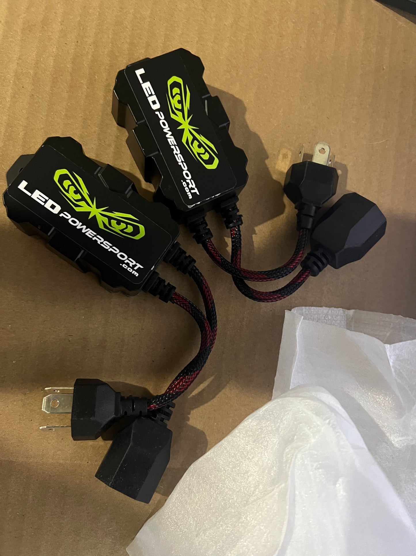H4 AC to DC Plug-and-Play LED Headlight Rectifier – Snowmobile, ATV & Motorcycle LED Converter (2-Pack) H4X