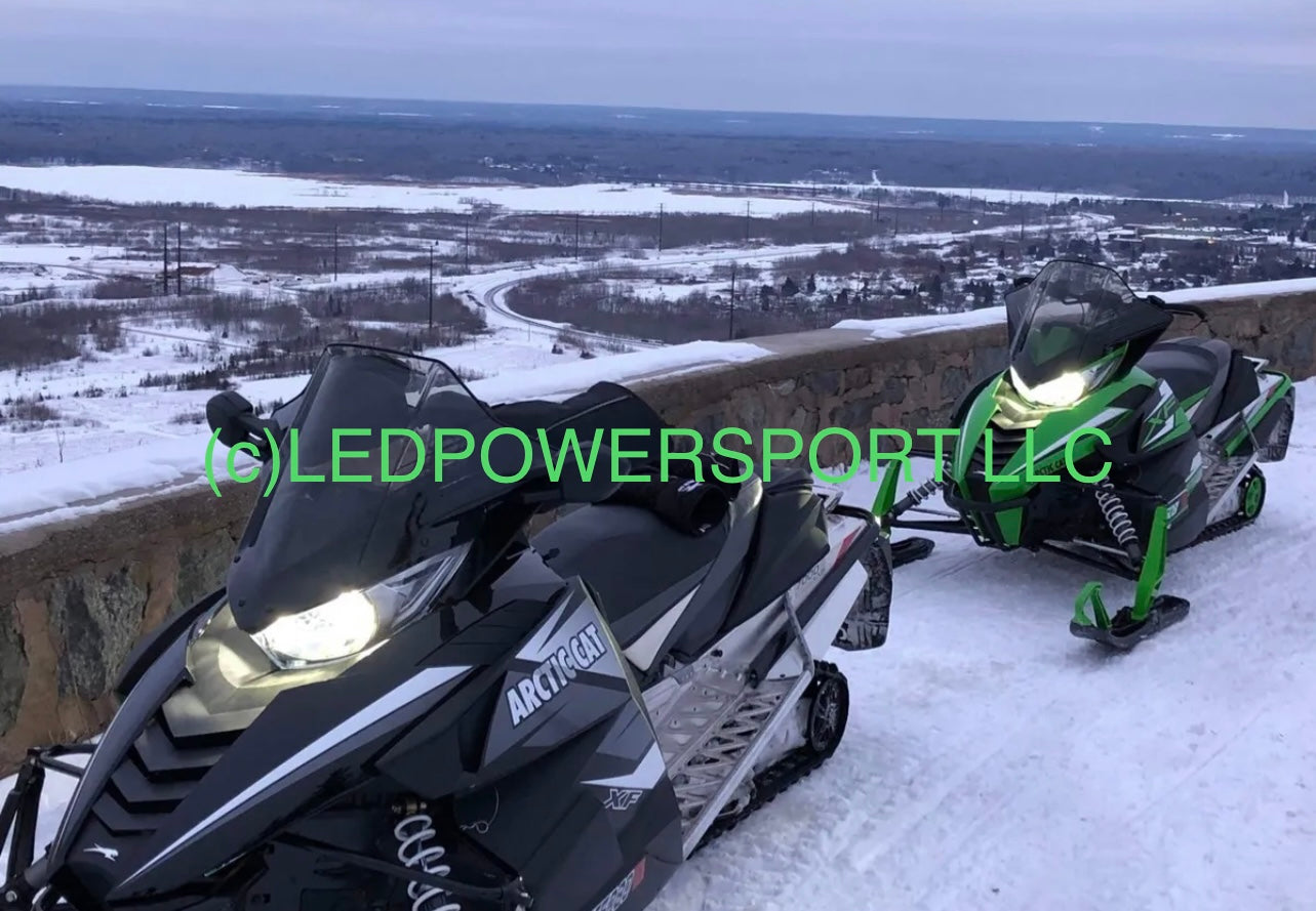 2018 Arctic Cat M8000 M8 LED Headlight Conversion Kit Plug And Play