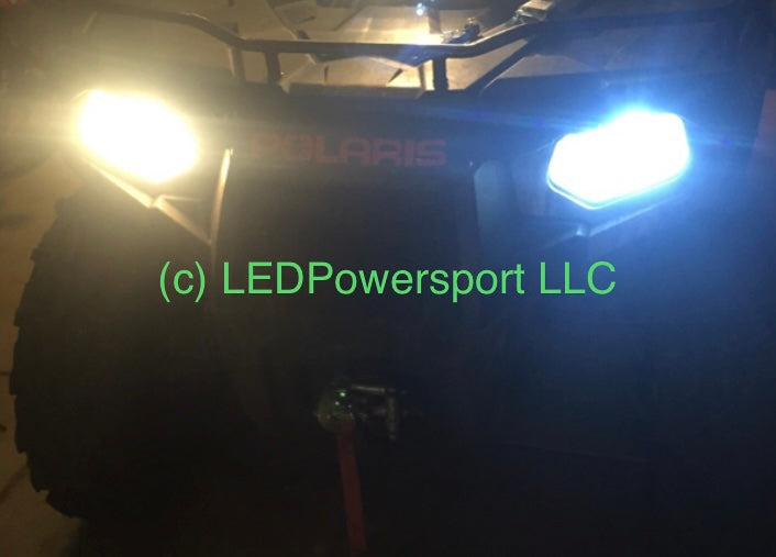2022 Can Am Defender UTV LED Headlight Upgrade Kit Plug & Play LED 6000K (NEW 15,000 LM Rated LEDS)