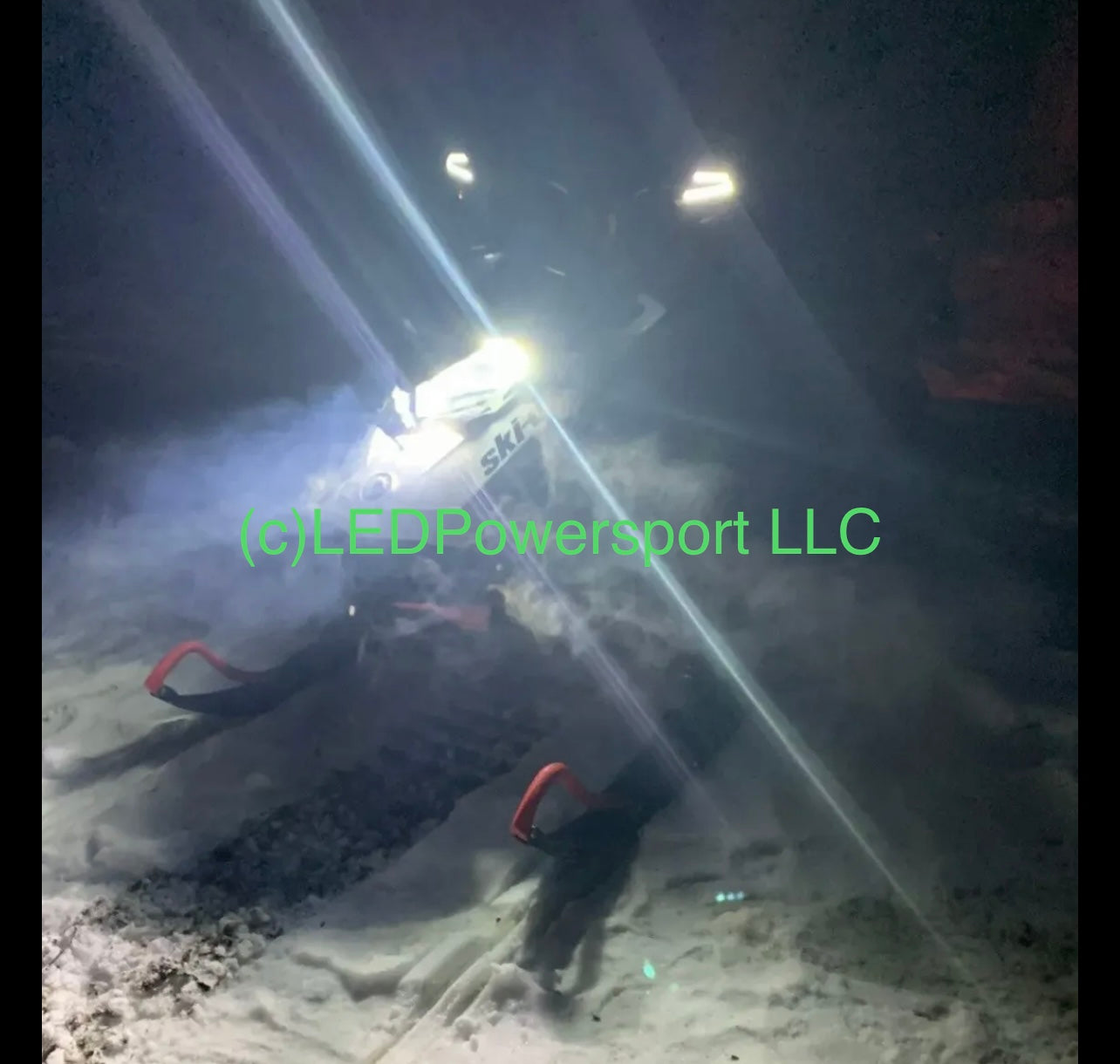2025 Skidoo MXZ 200 Snowmobile LED Headlight Kit Plug & Play - High & Low Beam