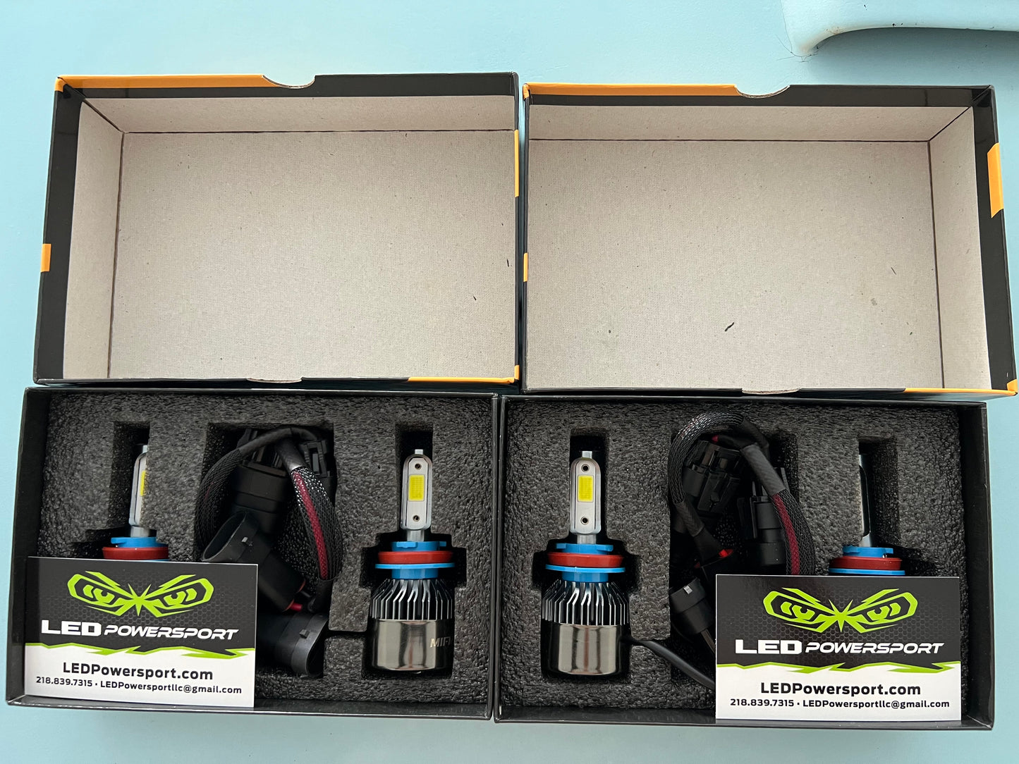 2024 CanAm Defender HD10 Side by Side LED Headlight Upgrade Kit Plug & Play LED 6000K