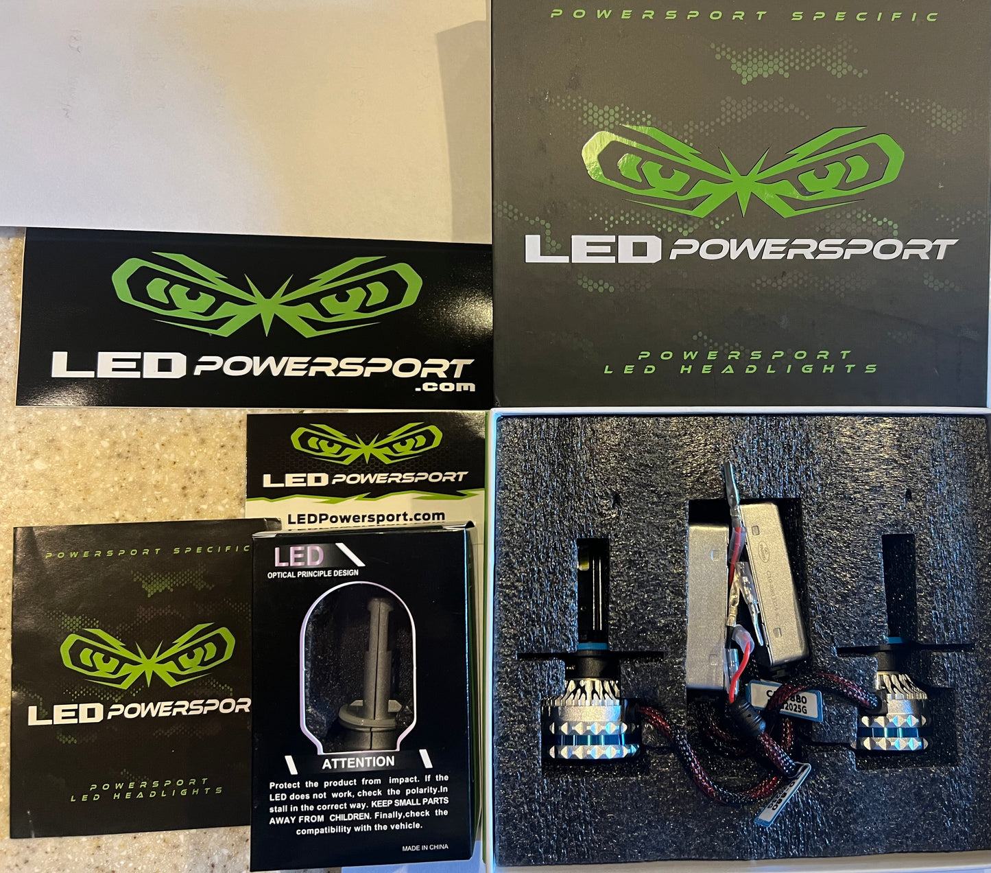 2008 Polaris Sportsman LED Headlight Upgrade Kit