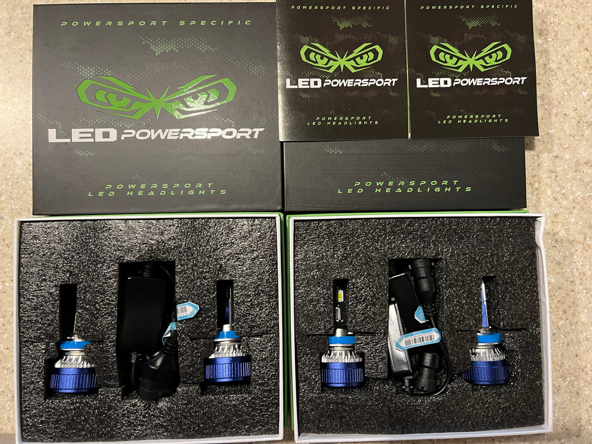 2025 Can Am Defender & Lonestar LED Headlight Upgrade Kit Plug & Play LED 6000K