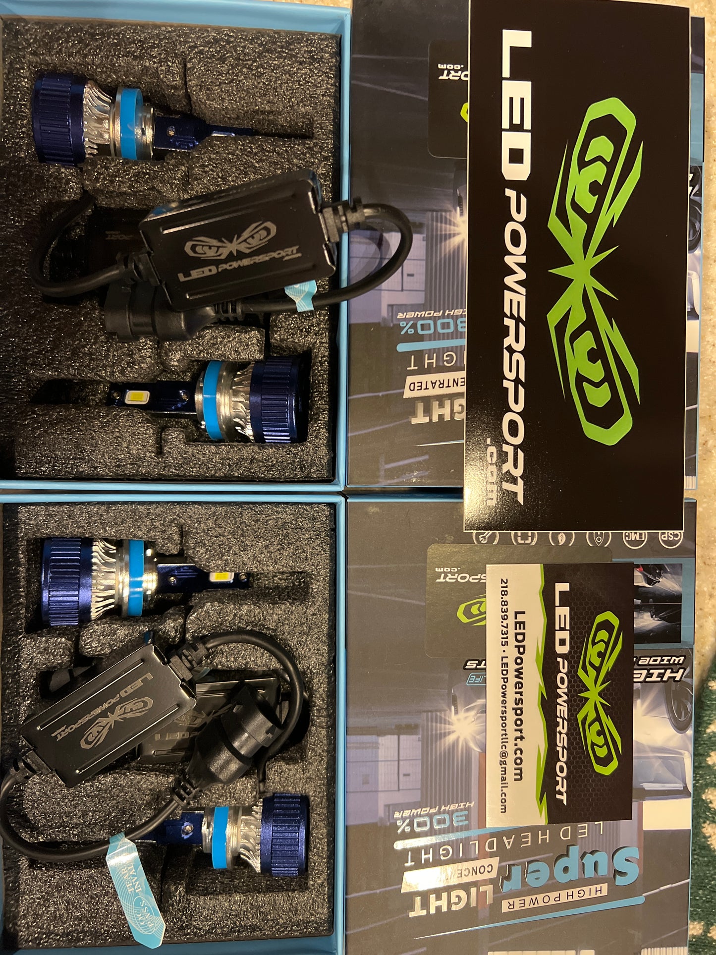 2025 Can Am Defender Limited HD10 LED Headlight Upgrade Kit Plug & Play LED 6000K