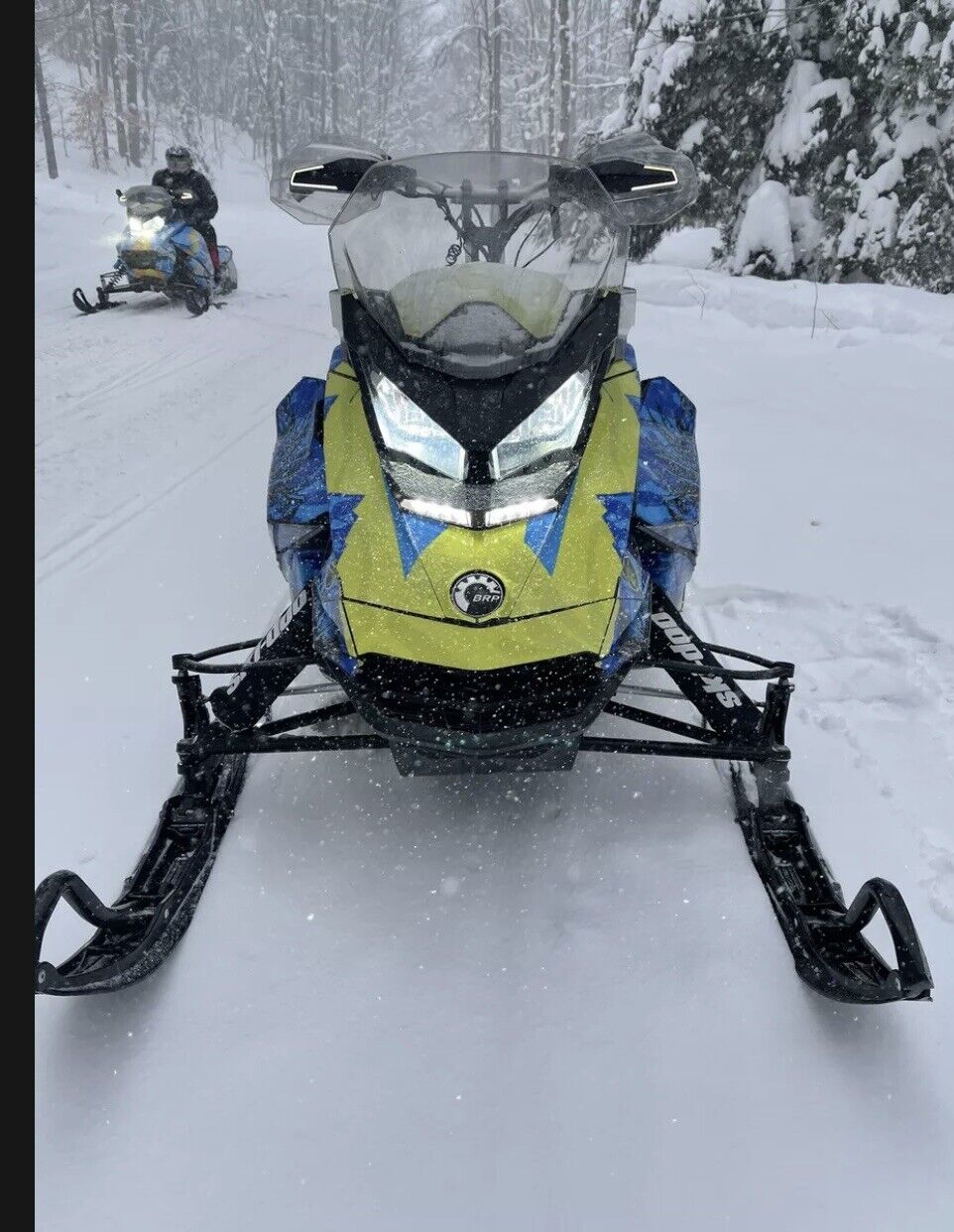 1989 89 Polaris Indy 650 Snowmobile LED Headlight Upgrade Kit