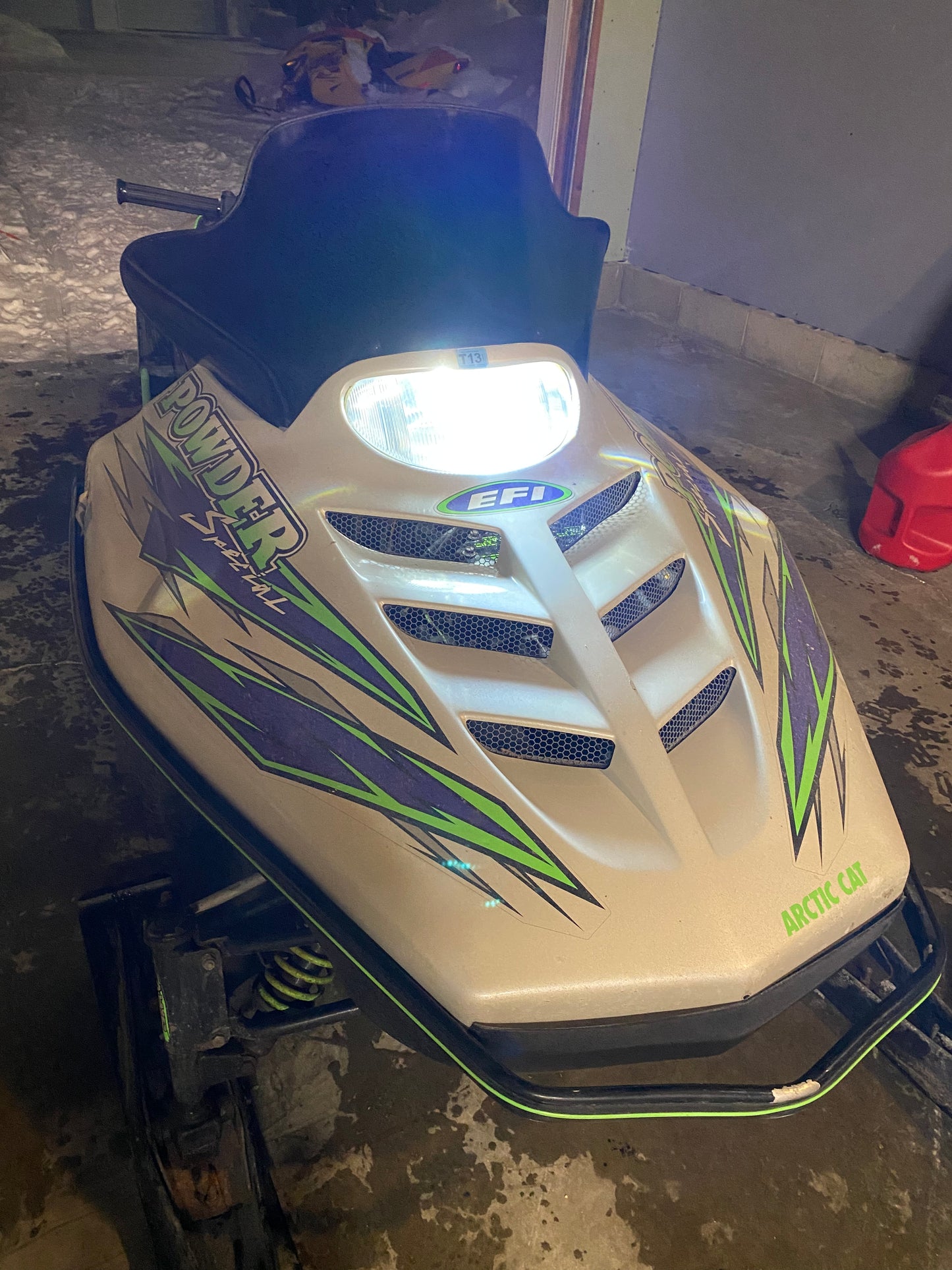1995 Arctic Cat Thundercat 900 Snowmobile LED Headlight Upgrade Kit Plug & Play -High & Low