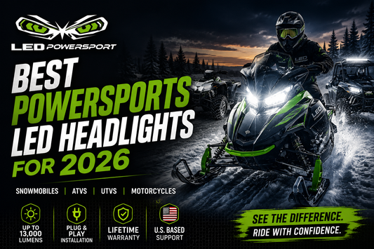 LEDPowersport® powersports LED headlights for snowmobiles, ATVs and UTVs