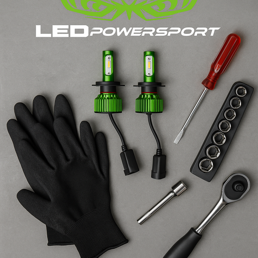 How do you change ATV Headlight bulbs?