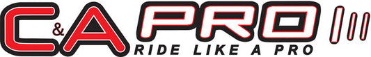 C&A Pro snowmobile skis logo with Ride Like a Pro tagline