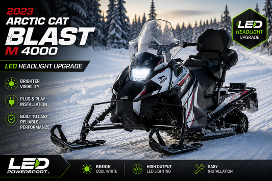 2023 Arctic Cat Blast Snowmobile LED Headlight Conversion Kit