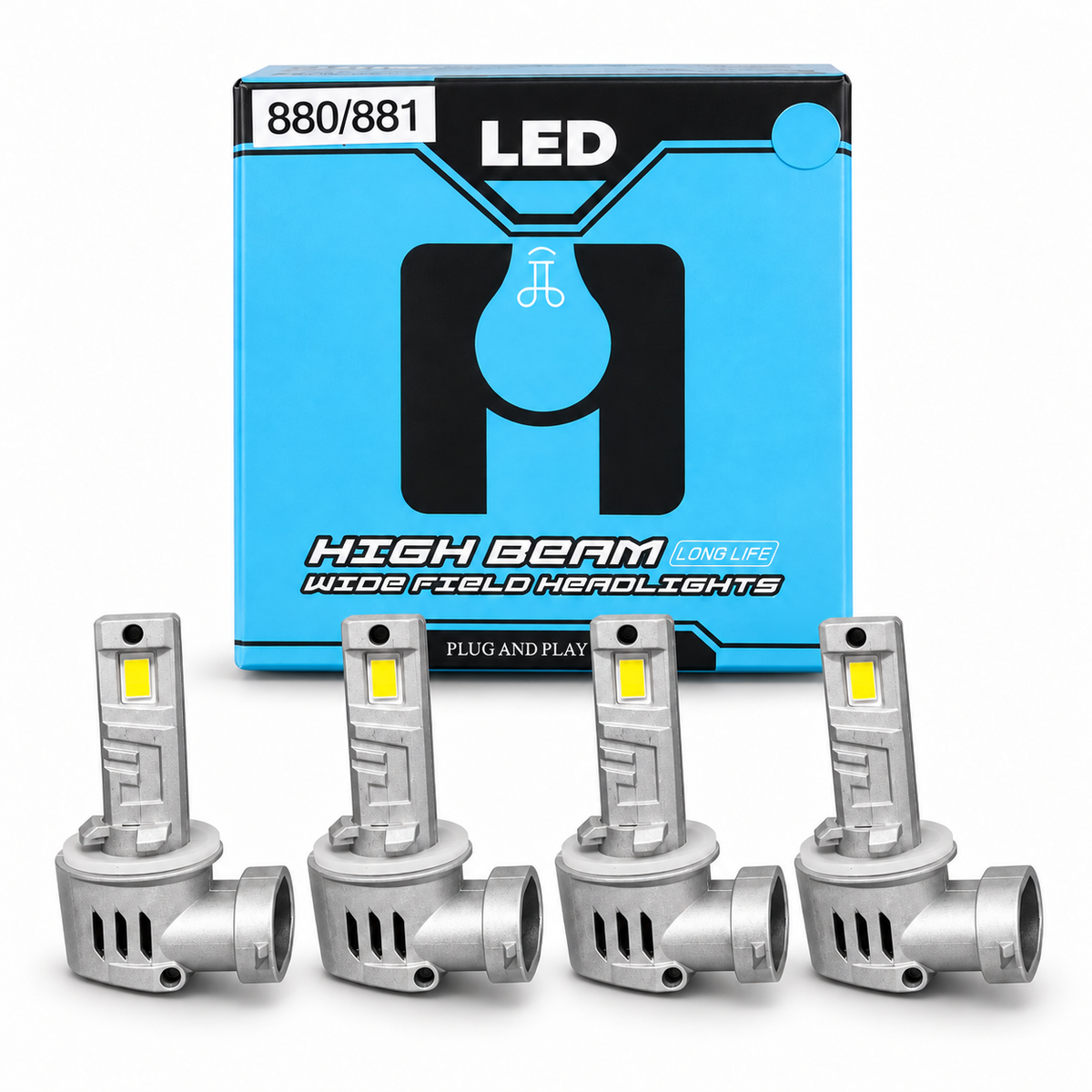 2005 ARCTIC CAT 500 ATV LED Headlight Upgrade Kit Plug & Play 6000k