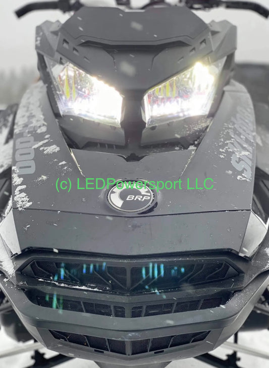 2022 Ski Doo TNT G4 Snowmobile LED Headlight Kit Plug & Play Skidoo
