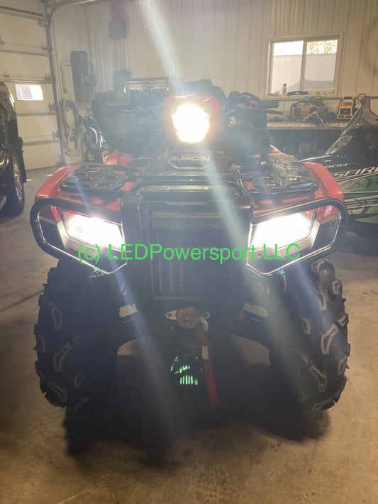 2023 Polaris Sportsman 450 HO ATV LED Headlight Upgrade Kit Plug & Play Hi/Low 6000k