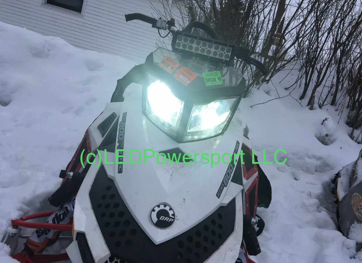 2015 Skidoo Renegade X 600 Snowmobile LED Headlight Kit