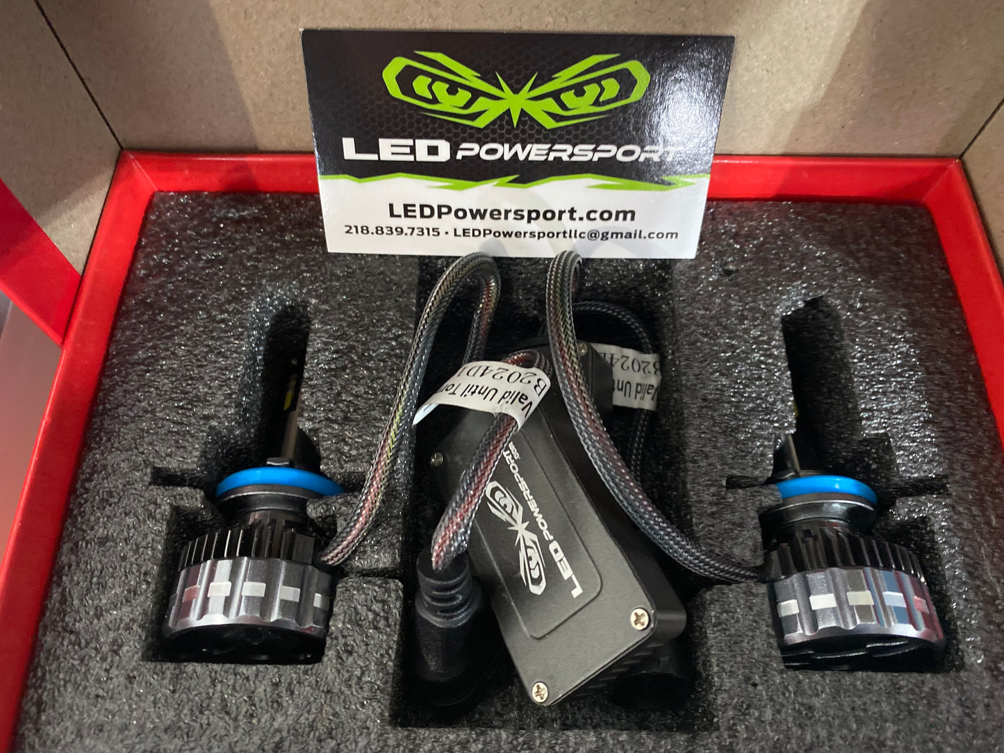 2018 Polaris Sportsman 450 HO LED Headlight Upgrade Kit Plug & Play Hi/Low