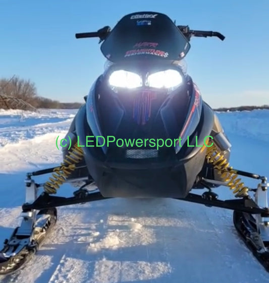 2006 Skidoo Rev Snowmobile LED Headlight Kit