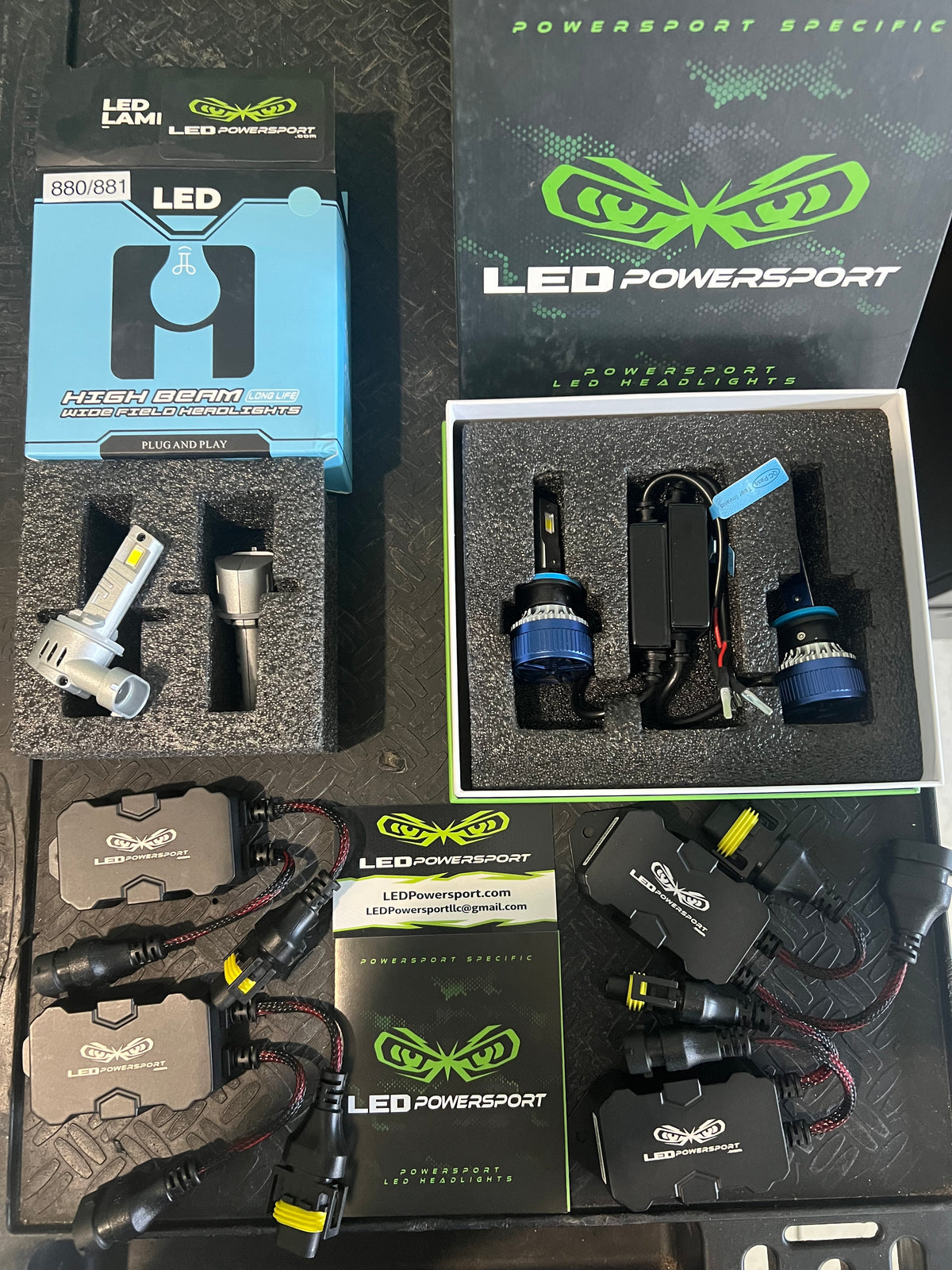 2019 Arctic Cat Lynx 2000 LT Complete LED Headlight Kit with Rectifiers