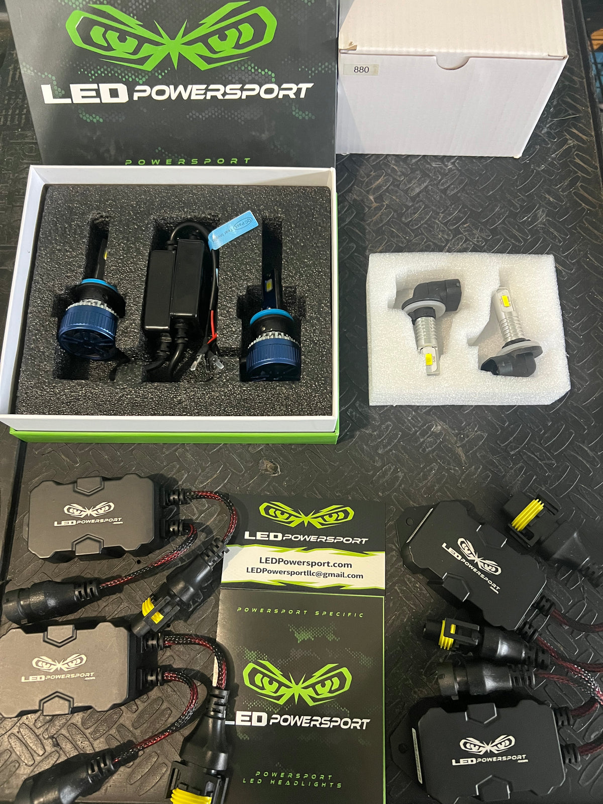 2019 Arctic Cat Lynx 2000 LT Complete LED Headlight Kit with Rectifiers