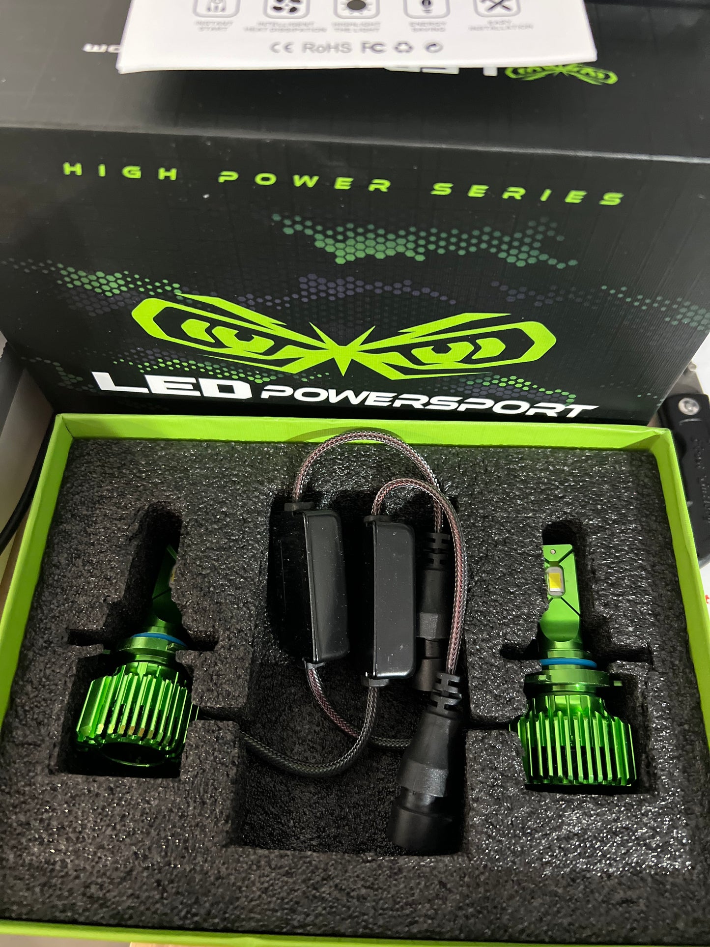 2013 Yamaha Grizzly 550 LED Headlight Kit