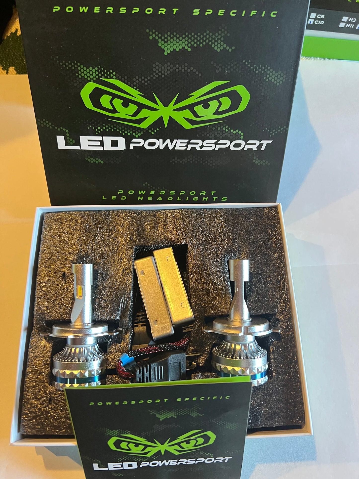 2016 Arctic Cat ZR 8000R Snowmobile LED Headlight Upgrade Kit - High & Low