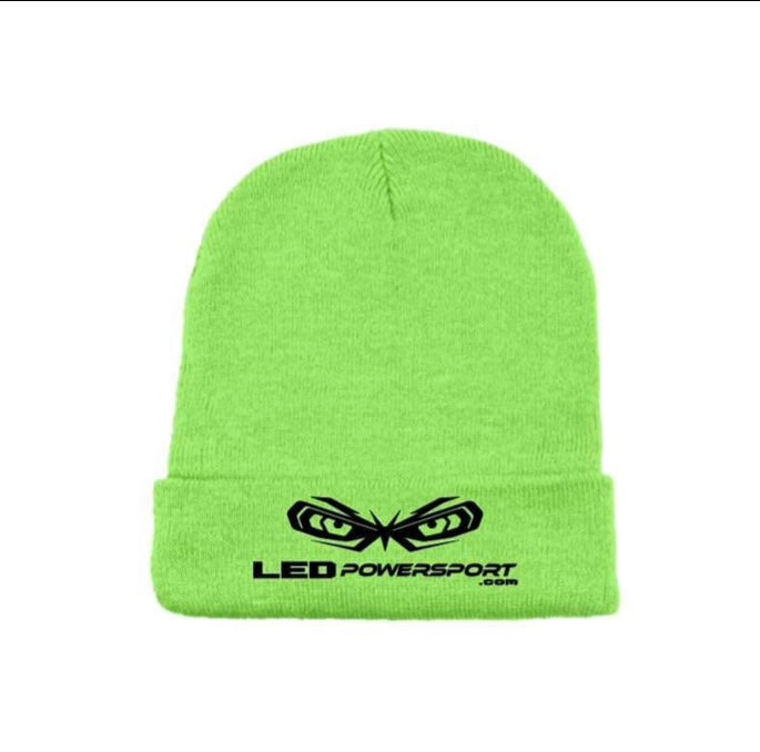 LEDPowersport Beanie – Black or Green Winter Skull Cap
