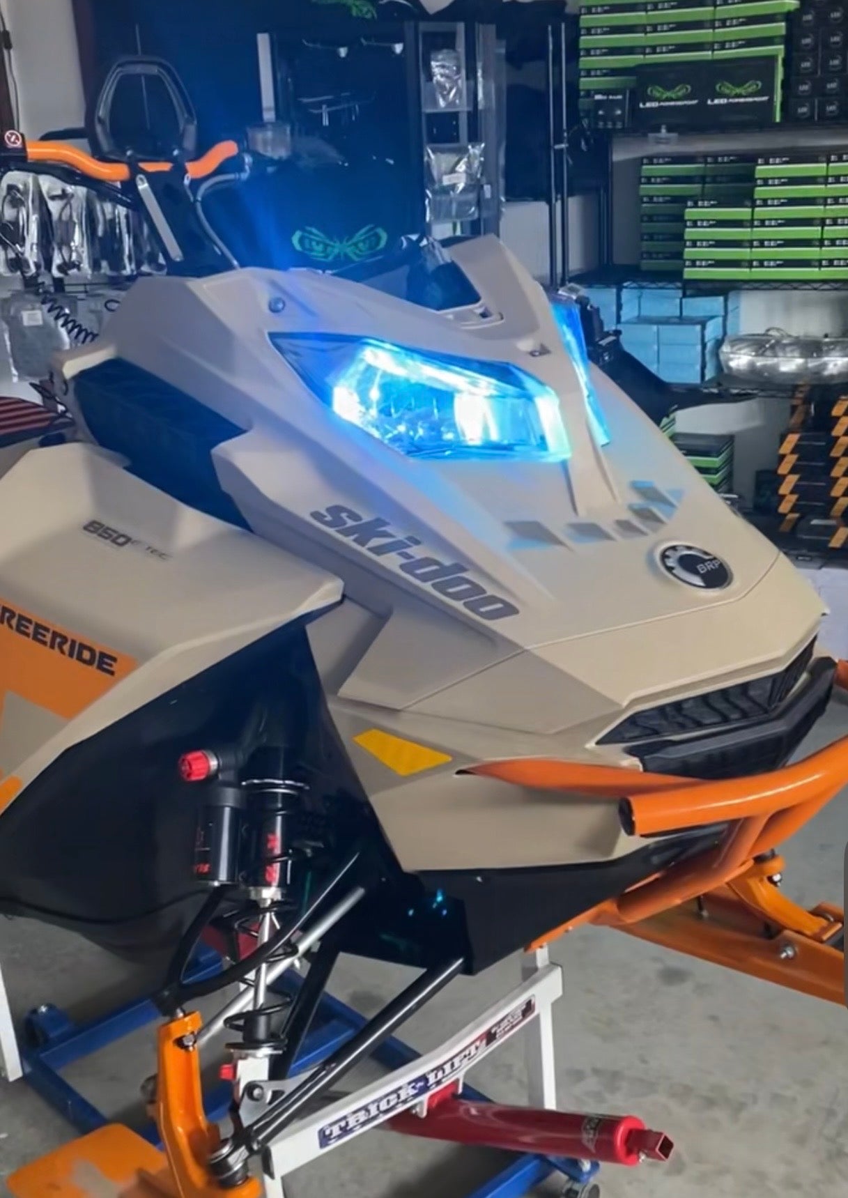 RGB LED Headlight Bulbs for Snowmobiles & UTVs – 10,000 Lumens App-Controlled Color Changing (H11 / H13 / H4) | LEDPowersport™