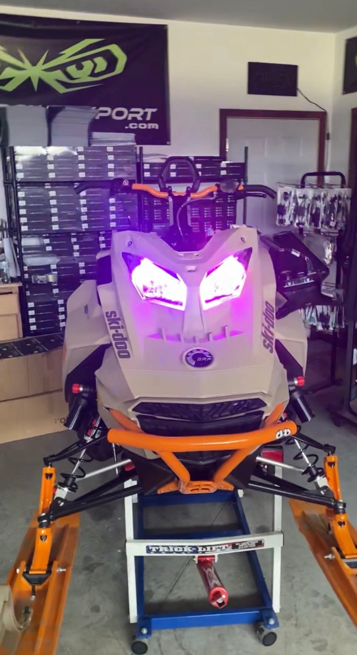 RGB LED Headlight Bulbs for Snowmobiles & UTVs – 10,000 Lumens App-Controlled Color Changing (H11 / H13 / H4) | LEDPowersport™