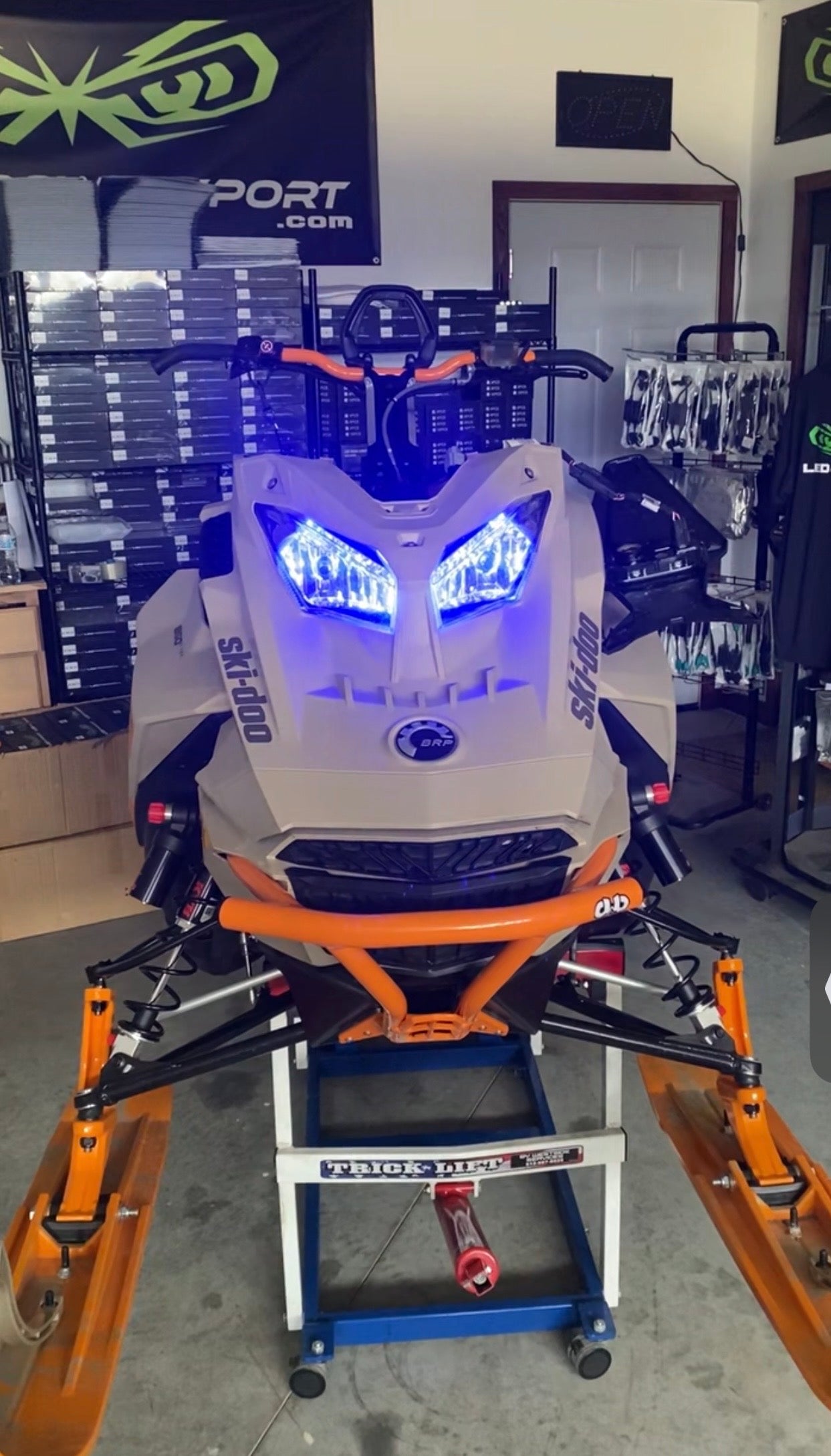 RGB LED Headlight Bulbs for Snowmobiles & UTVs – 10,000 Lumens App-Controlled Color Changing (H11 / H13 / H4) | LEDPowersport™
