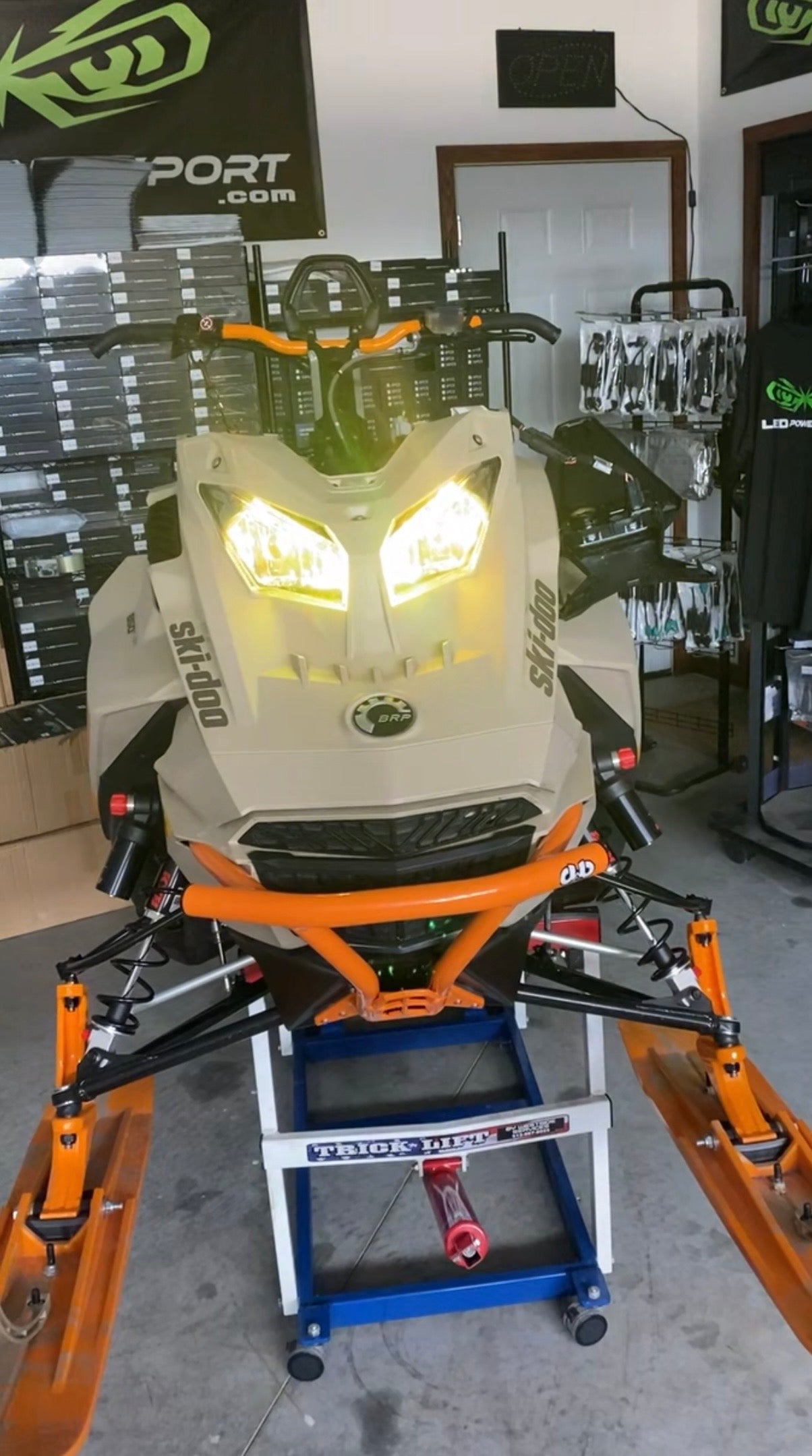 RGB LED Headlight Bulbs for Snowmobiles & UTVs – 10,000 Lumens App-Controlled Color Changing (H11 / H13 / H4) | LEDPowersport™
