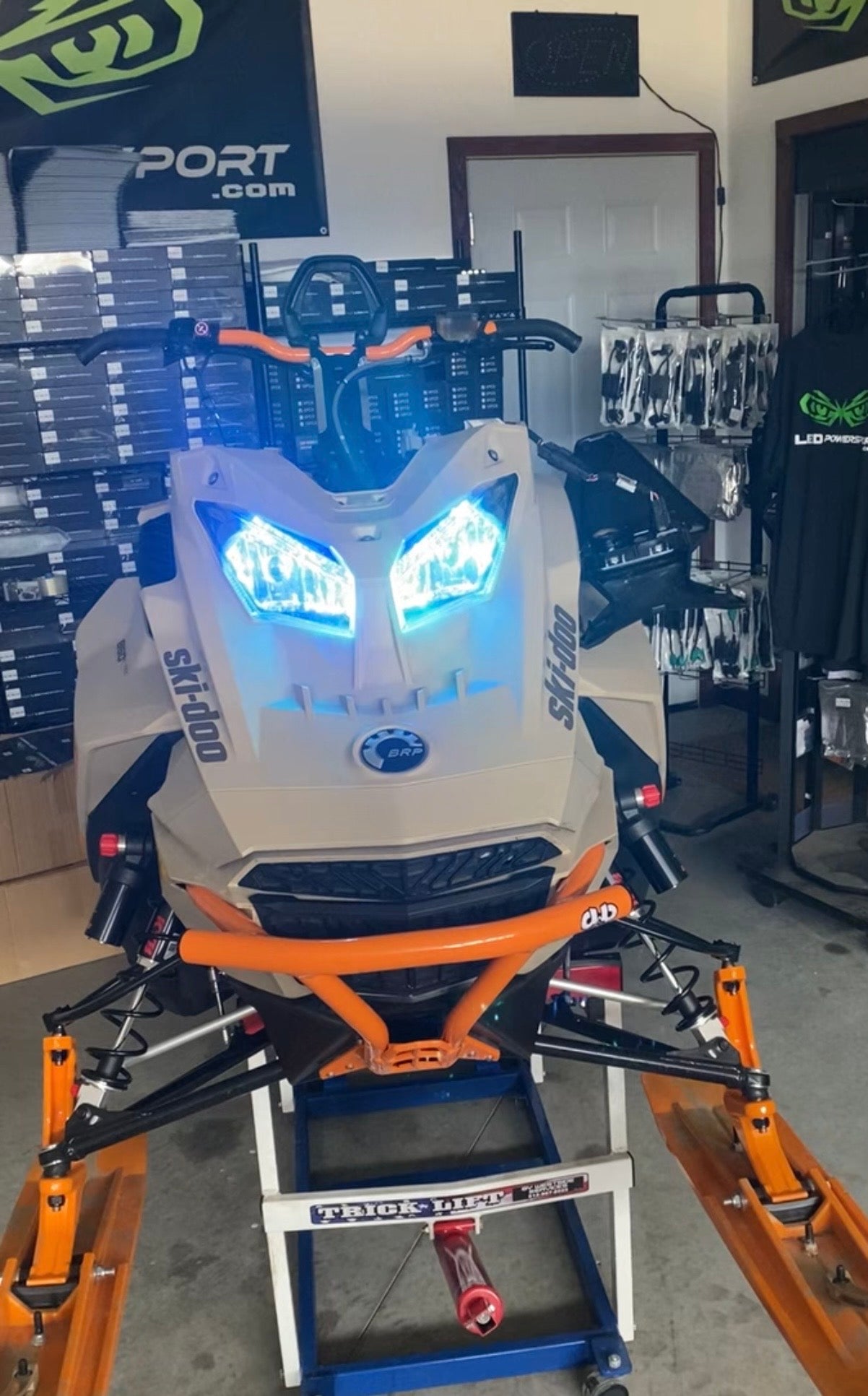 RGB LED Headlight Bulbs for Snowmobiles & UTVs – 10,000 Lumens App-Controlled Color Changing (H11 / H13 / H4) | LEDPowersport™