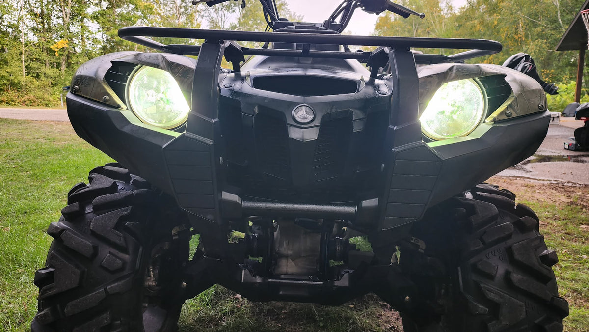 2013 Yamaha Grizzly 700 ATV LED Headlight Upgrade Kit