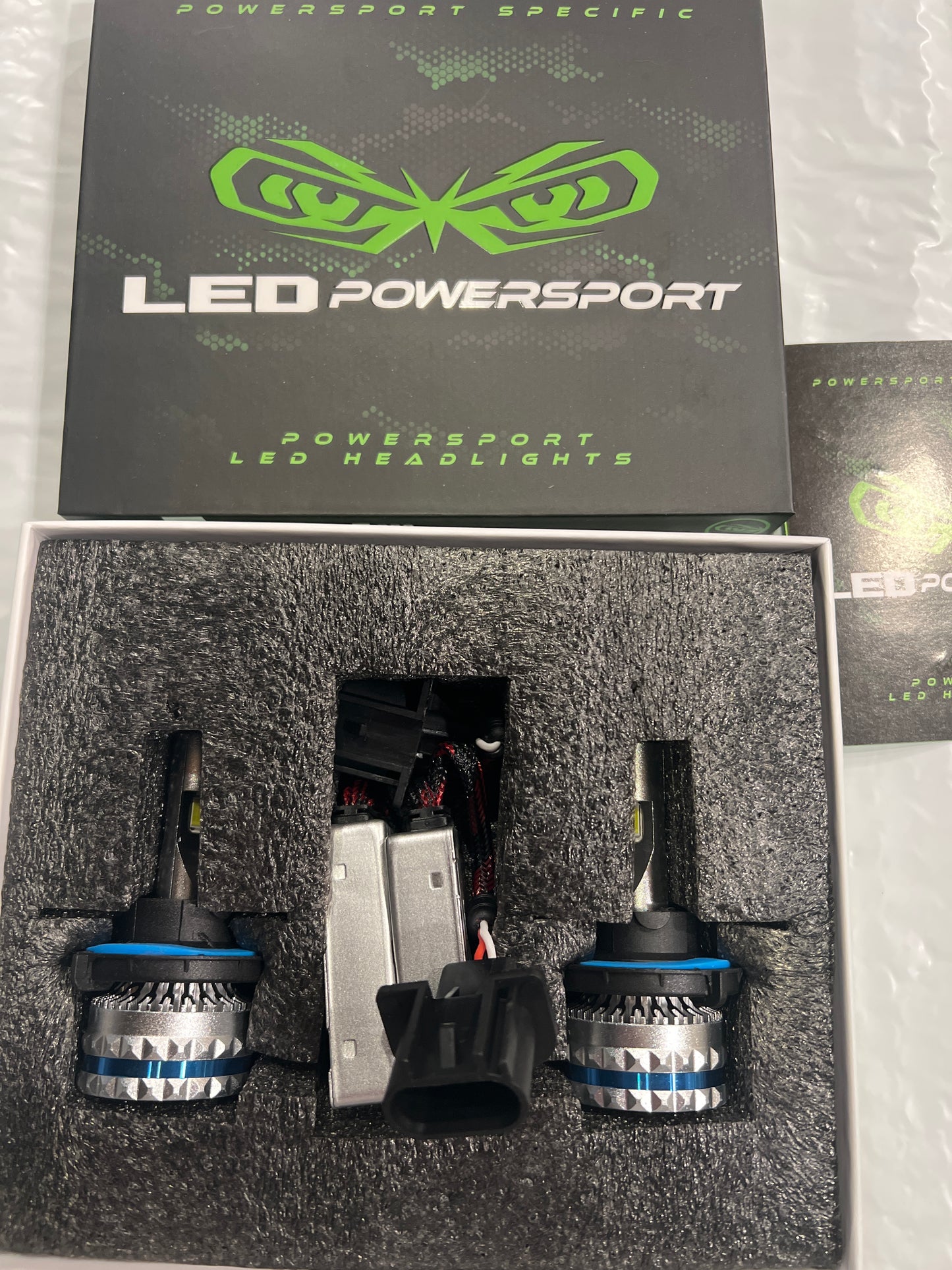 LEDPowersport® 10,000 Lumen 100 Watt Series LED Headlight Bulbs