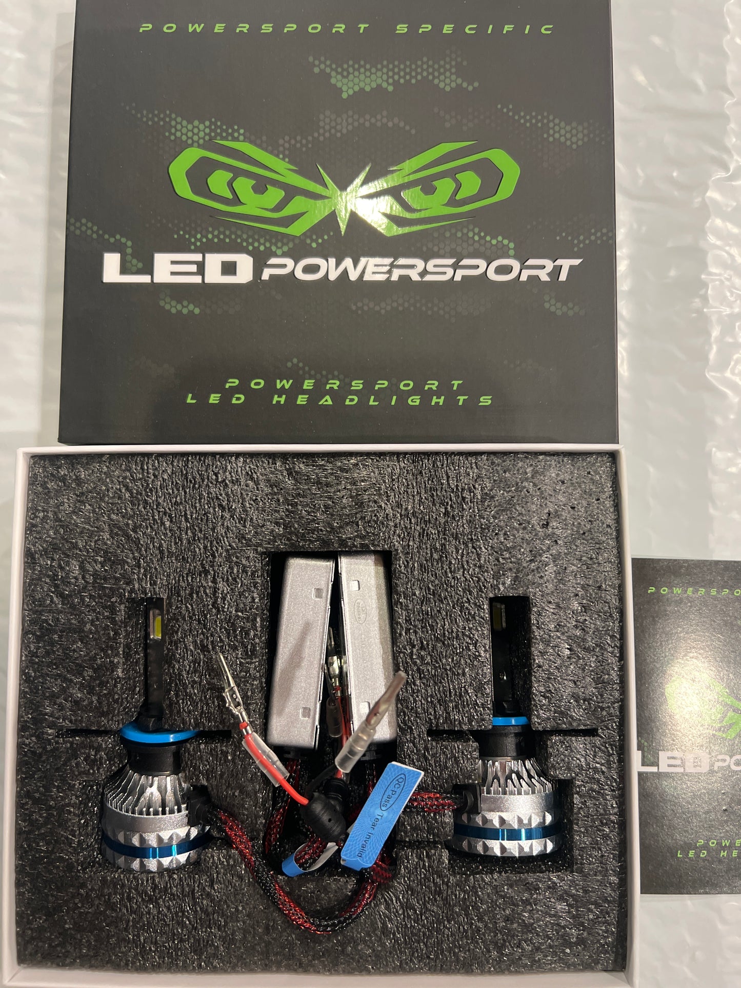 LEDPowersport® 10,000 Lumen 100 Watt Series LED Headlight Bulbs