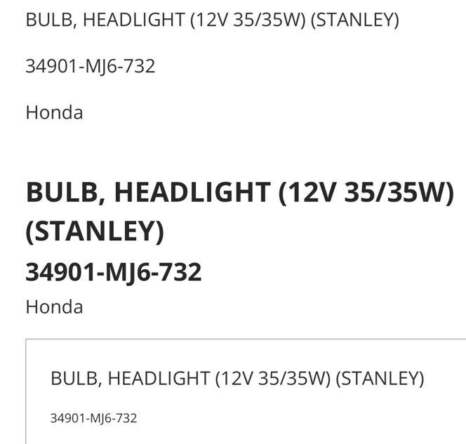 2020 Honda Ruckus Zoomer Scooter LED Headlight Kit
